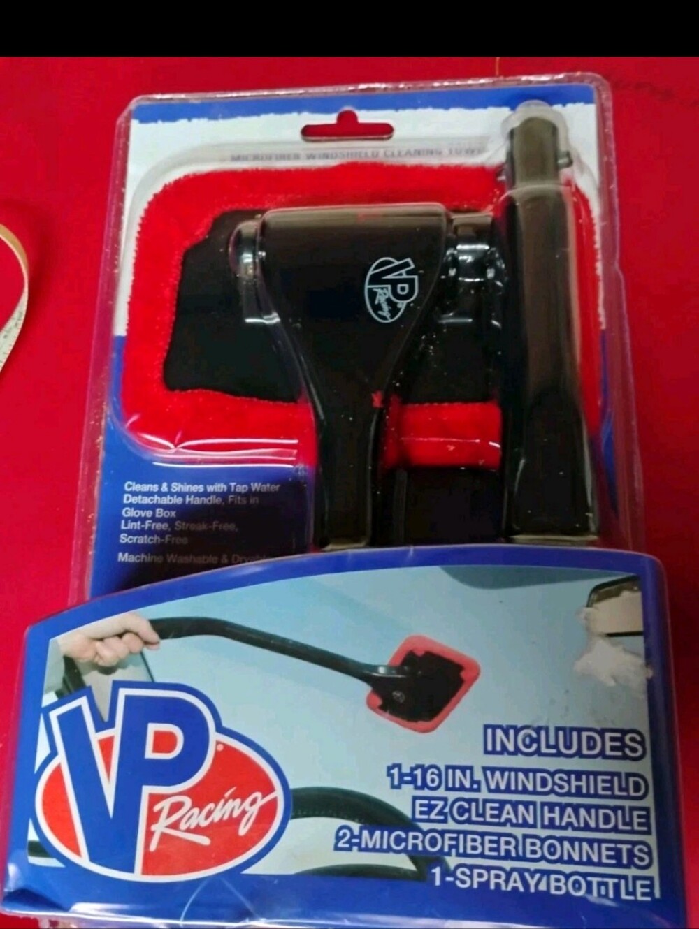 VP Racing Microfiber Car Windshield Cleaning Towel Kit NIB With Spray Bottle